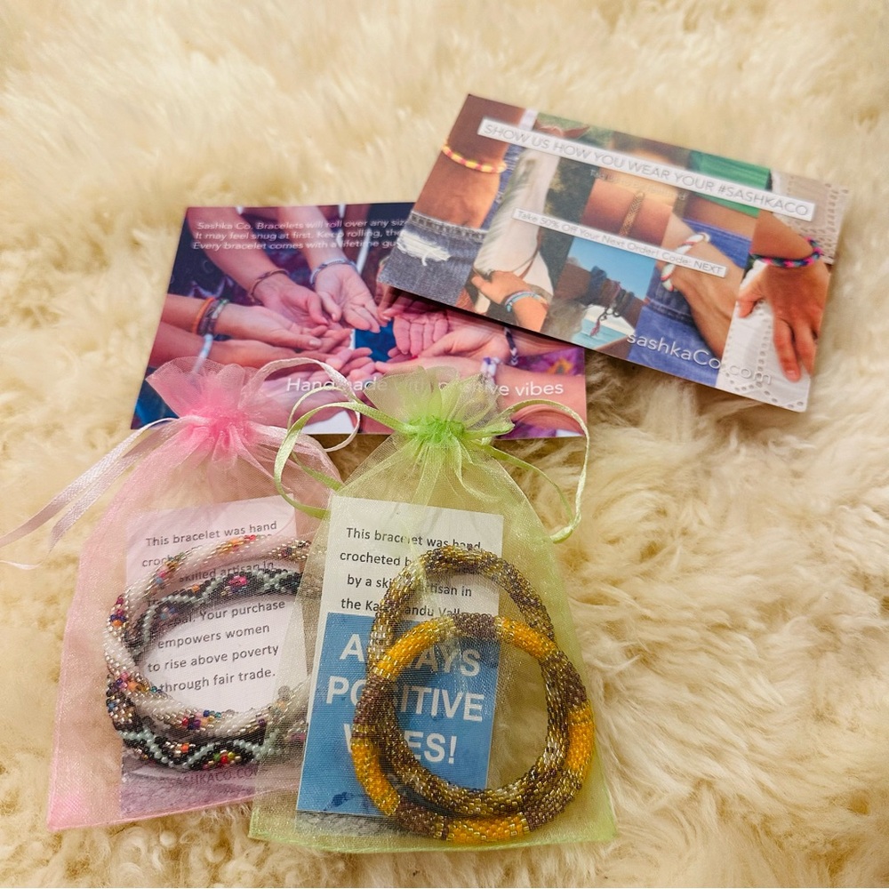 Sashka Co. Four Beaded Bracelets Bundle